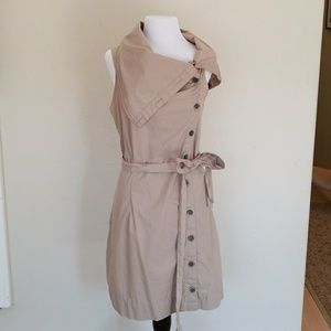 Anthropologie button down safari dress